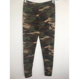 Women's Fleece Lined Camouflage Thick Leggings